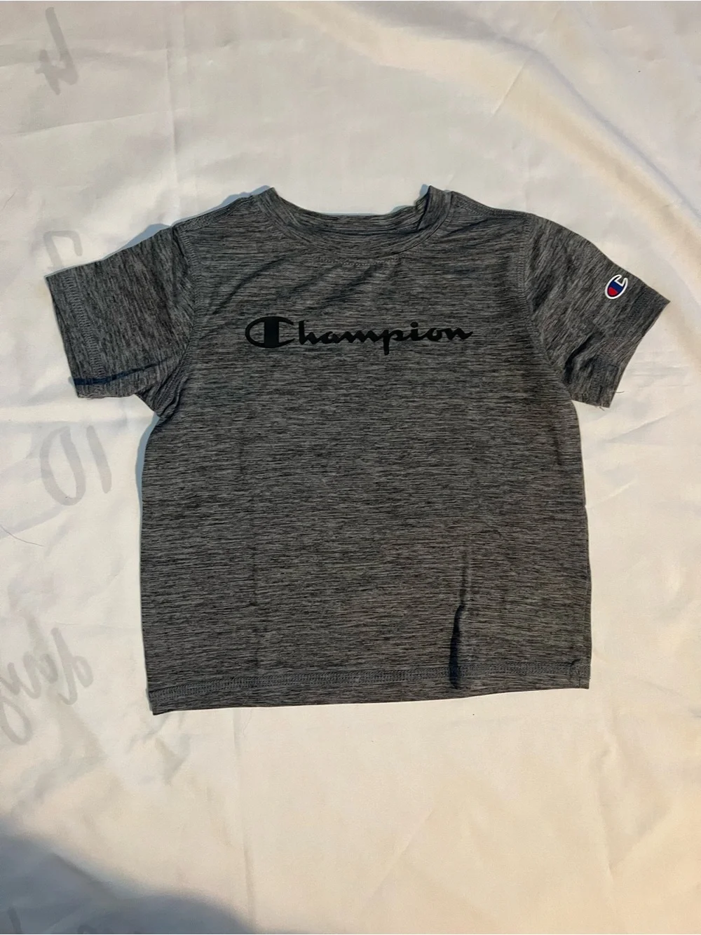 Champion Gray Tee with Black Athletic Shorts Size 12-18 Months
